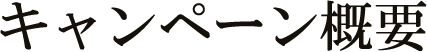 キャンペーン概要