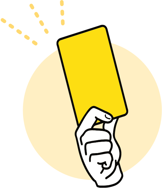 しつこい営業行為や失礼な対応があった場合、担当FPの変更を速やかに行う「イエローカード制度」